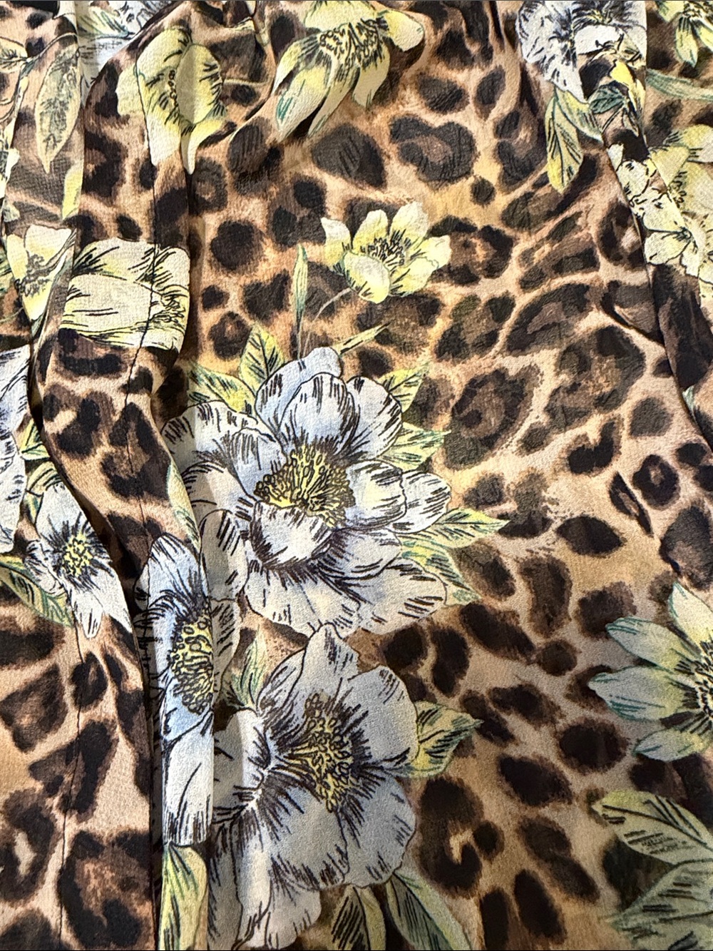 Leopard ruffle blouse - Picture 5 of 6